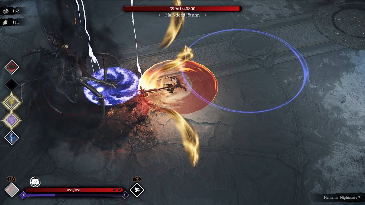 Berserker, Helheim Nightmare Level 7 Difficulty | Jotunnslayer