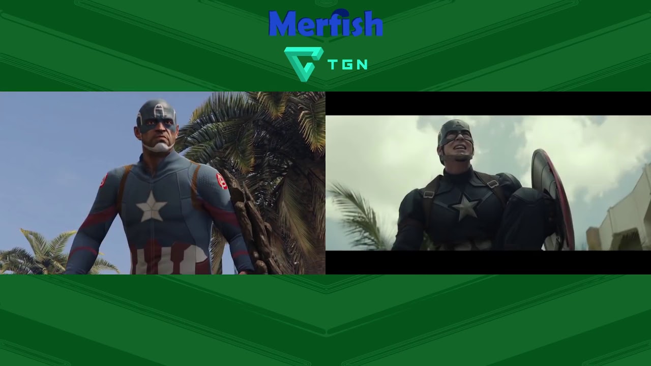 Captain America: Civil War Trailer Recreated in GTA V [Side by Side Comparison]
