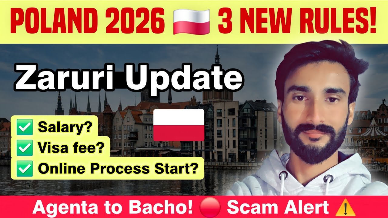 Poland Work Visa 2026 | New rules, Salary Reality, Visa fee #poland 