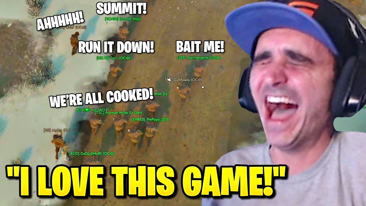Summit1g Can't Stop Laughing at Players in Foxhole