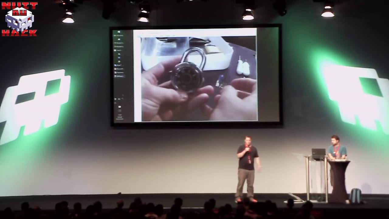 Conférence Nuit du hack Improvised LockPicking tools par Till LENZE, Alexandre TRIFFAULT