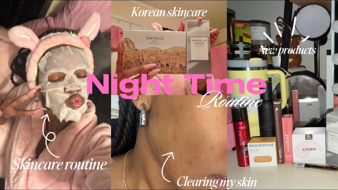 MY NIGHTTIME ROUTINE | TRYING KOREAN SKINCARE, PERFECTING MY SKINCARE ROUTINE, NEW MAKEUP + MORE!!!