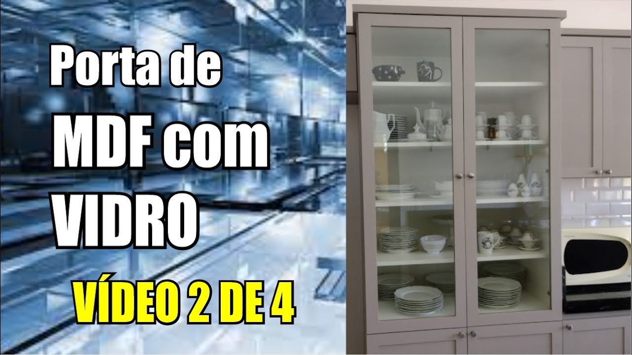 Como abrir o canal para encaixar o vidro