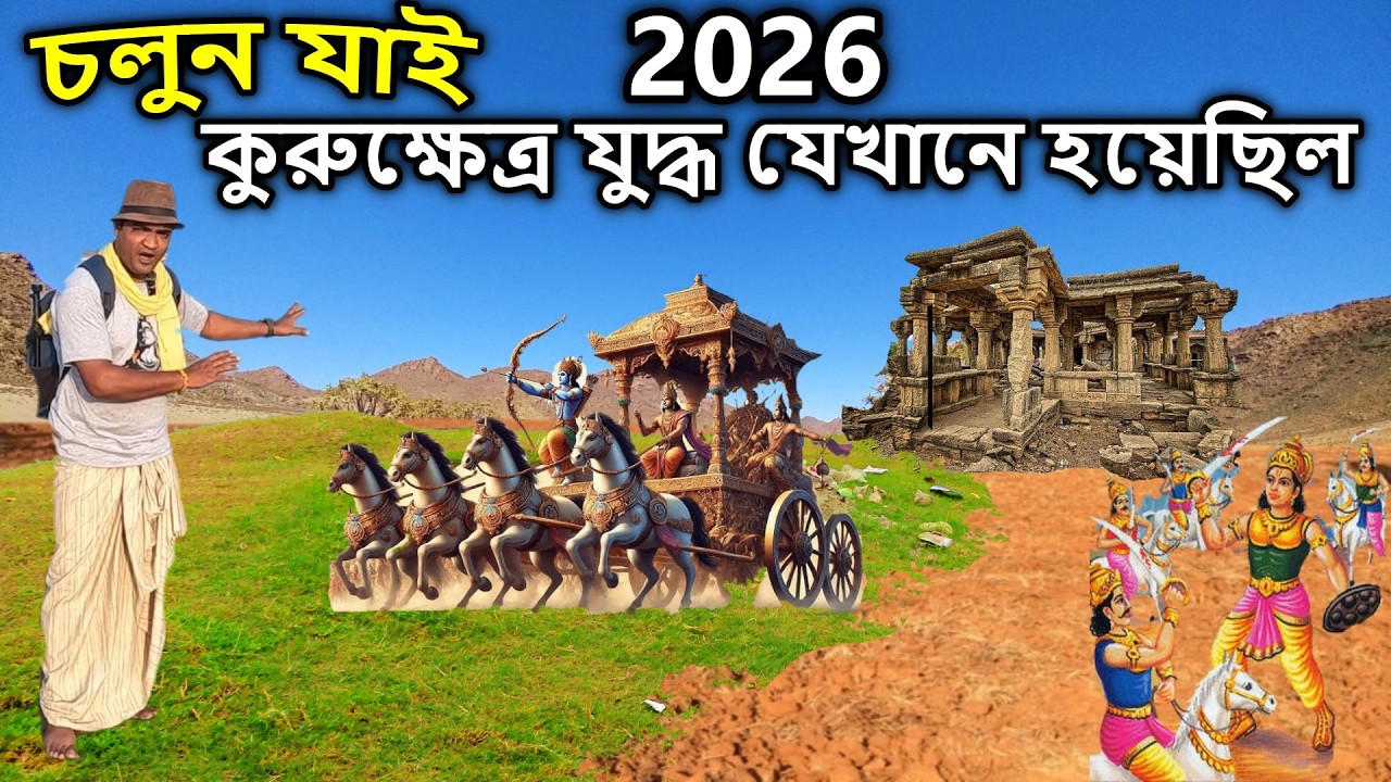 kurukshetra,কুরুক্ষেত্র, যাত্রা সুরু করলাম আজকে। মহাভারত, kurukshetra juddho bangla, tourist places