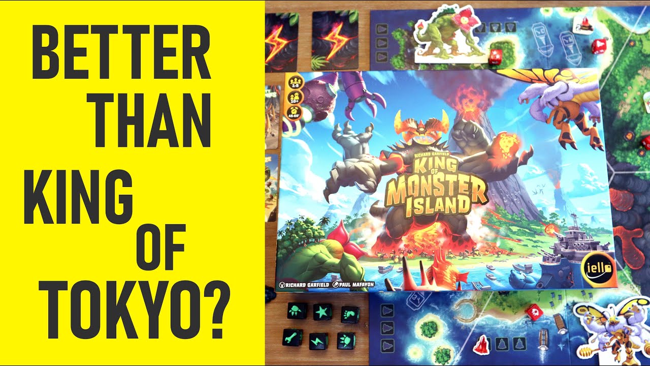 Is King of Monster Island BETTER Than King of Tokyo? - Board Game Review