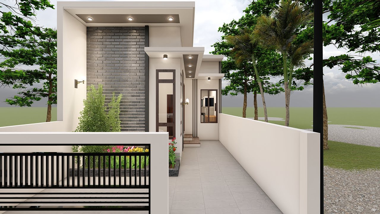 Small House 5x8 Meter (40 SQM) with 2 BEDROOM