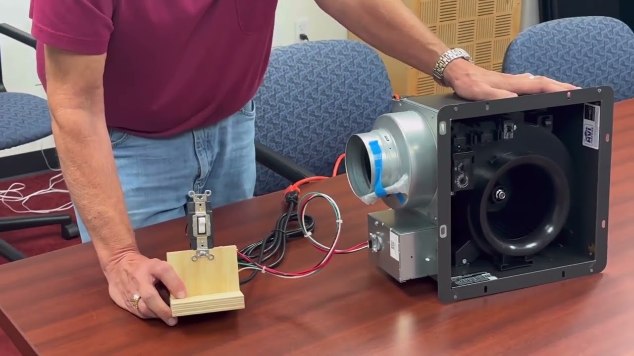 Panasonic Bathroom Fan Wiring Demo | MODEL: PAN-FV-0511VKS2