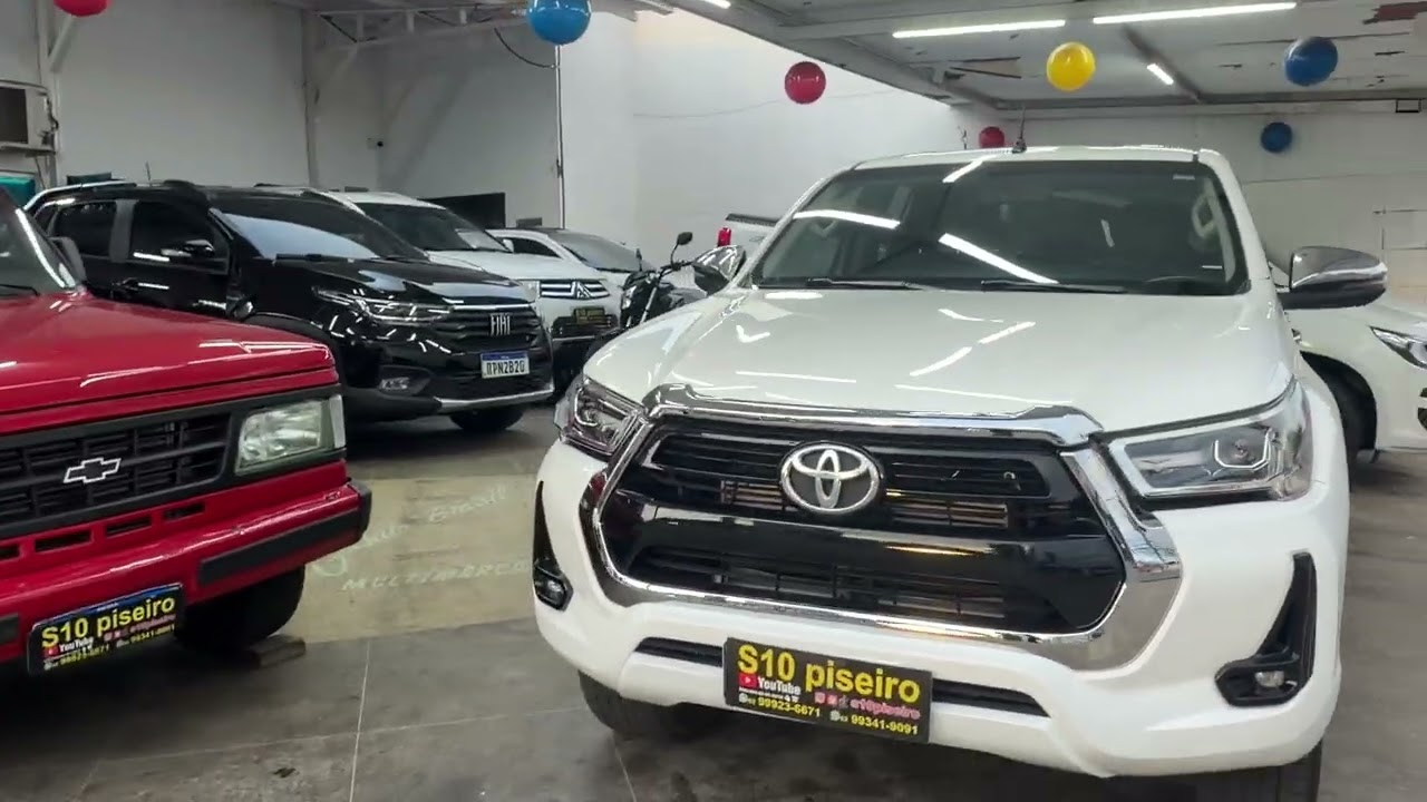 Toyota Hilux automática SR remodelada para SRX ano 2020#s10piseiro 