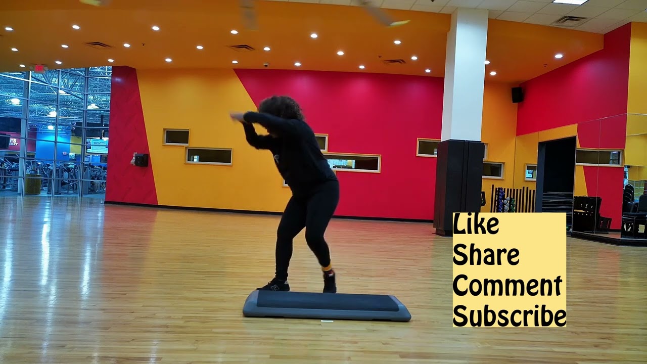 Step Aerobic 35min Workout -Fit With Freda -Fun Fresh Funky Fitness -Licensed & Certified Instructor