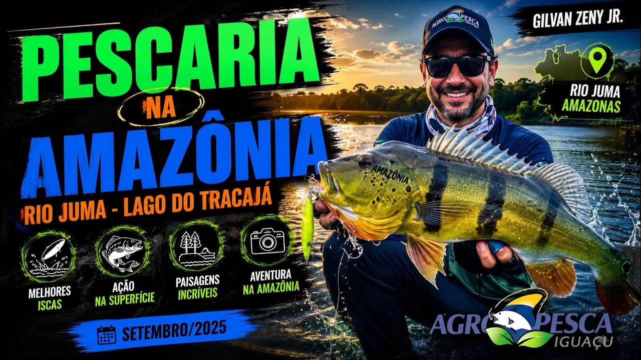 Pescaria no Lago do Tracajá, Rio Juma. Com as melhores iscas para Amazônia! Setembro/2025.