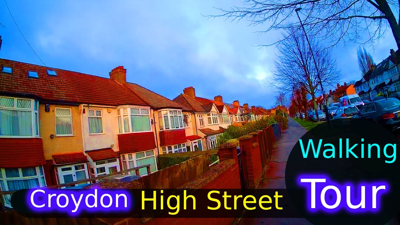 London Summer Walk  🌞 Sunny Day Walk 🌺 Walking Tour in Croydon London 4K HDR​