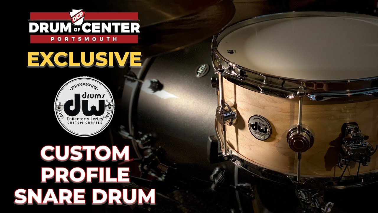 DW Collector&rsquo;s Series Custom Profile Maple Snare Drum - We designed this!