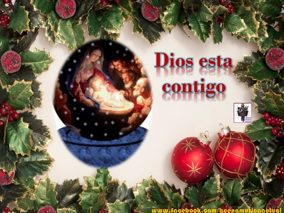 Dios esta contigo - Feliz navidad