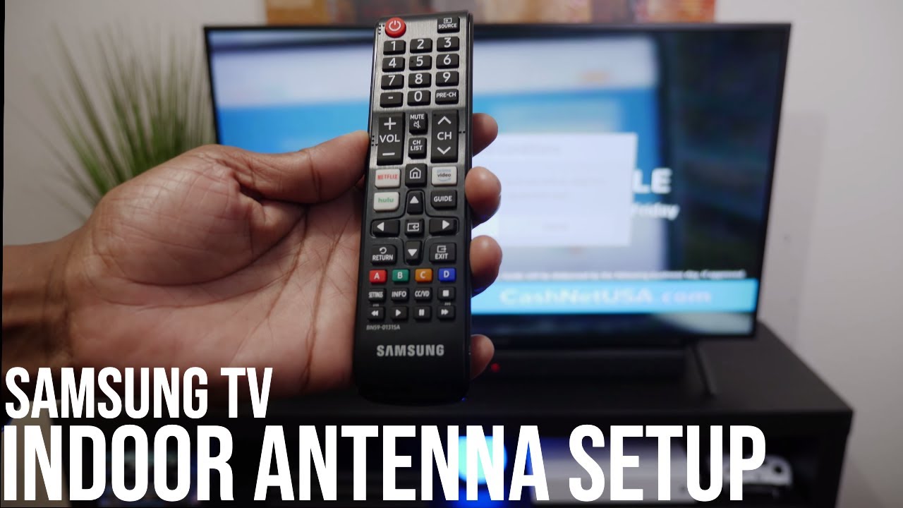 Телевизор Samsung 4K | Настройка комнатной антенны