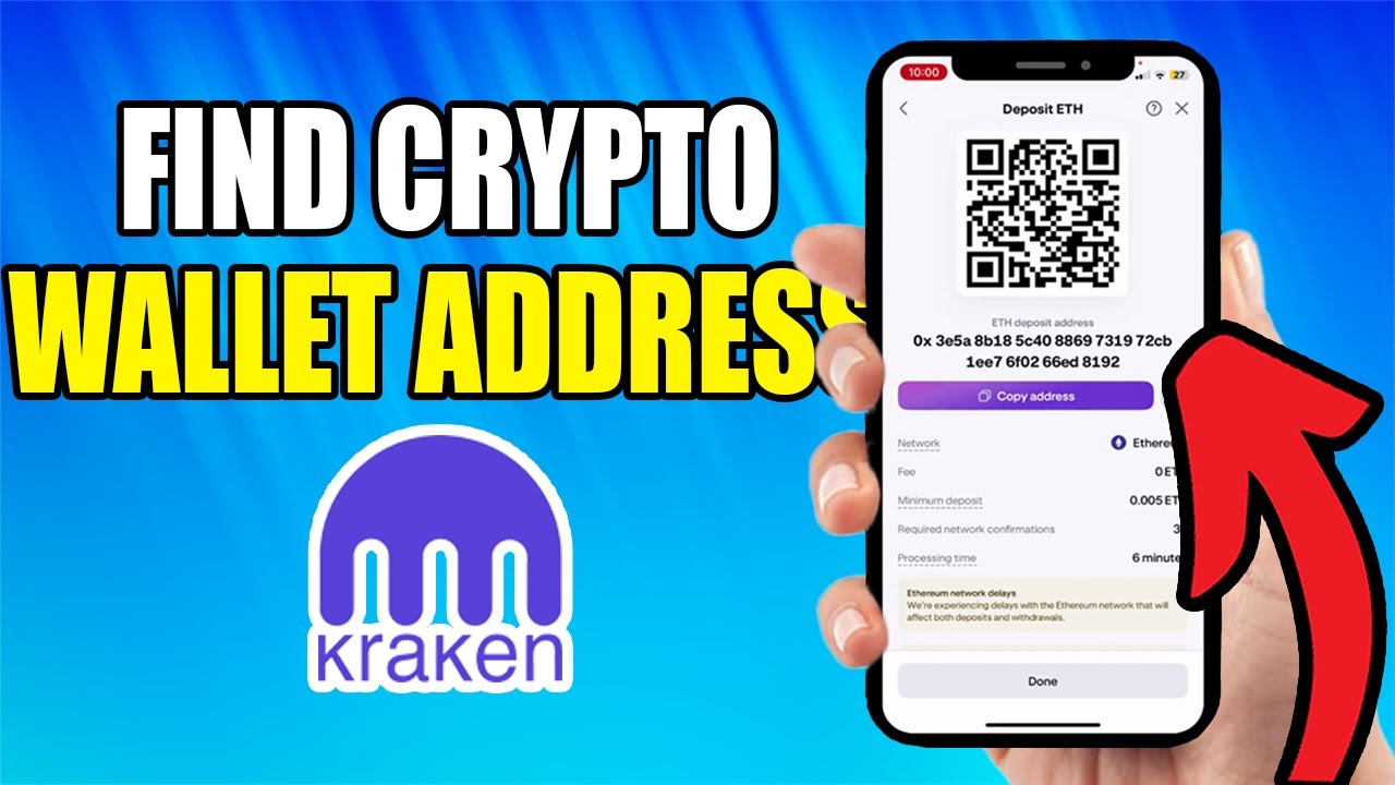 How To Find Your Crypto Wallet Address on Kraken - New Method