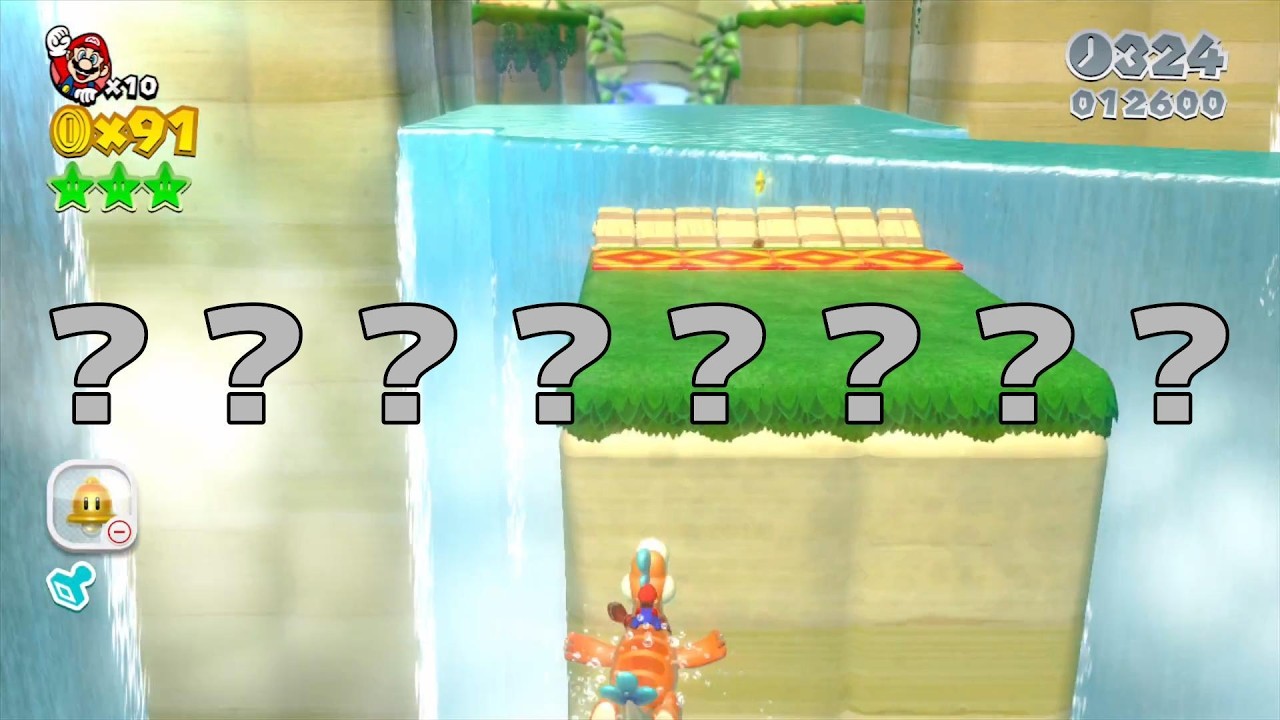 攻略を見て失敗するゲーム実況者(笑)　マリオ３Dワールドやってみた　２