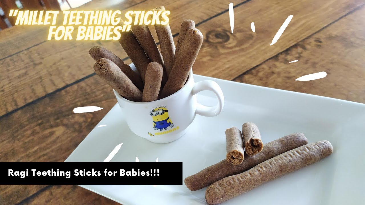 Teething Sticks | Ragi Teething Sticks | Millet Teething Sticks for Babies | Best Teether for Babies