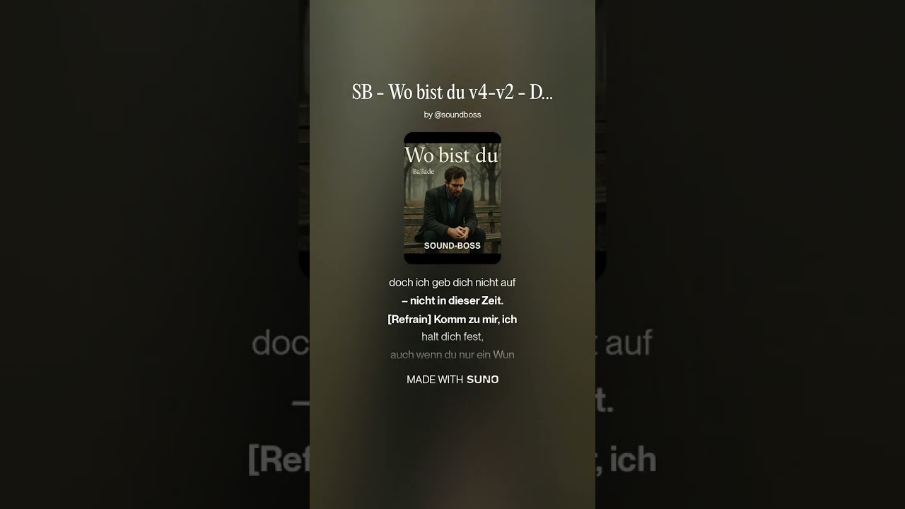 SB   Wo bist du v4 v2   De   Duett Piano Ballade