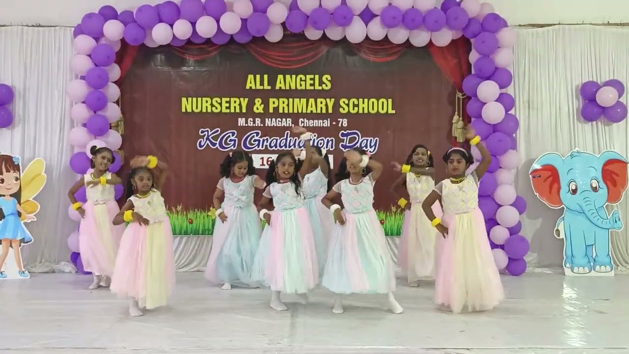 UKG graduation day dance by my students for congratulations song 💃
