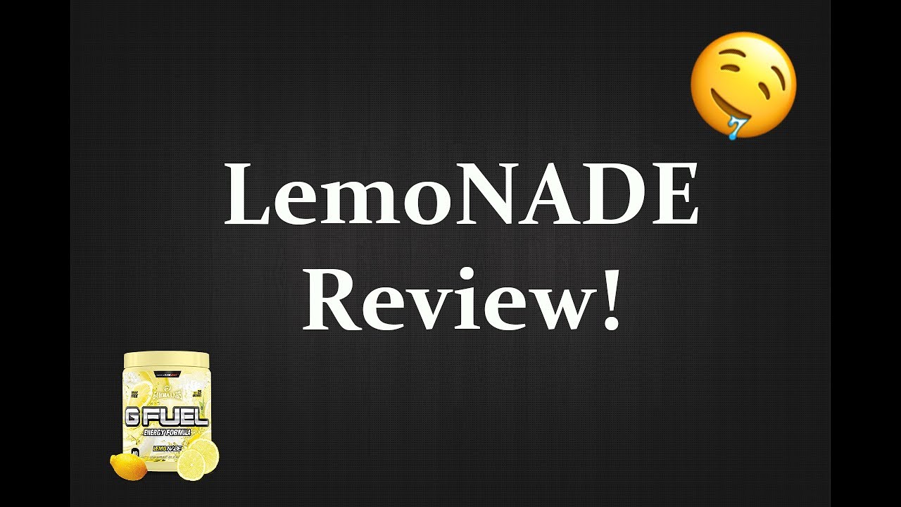 Gamma Labs G-Fuel LemoNADE Review *REALLY GOOD!*