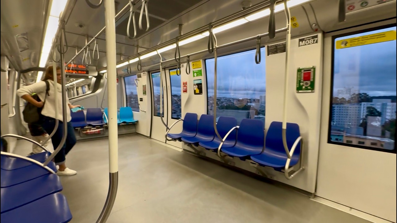 Metrô SP - Monotrilho | De Jardim Colonial à Vila Prudente (Linha 15 - Prata) Trajeto completo