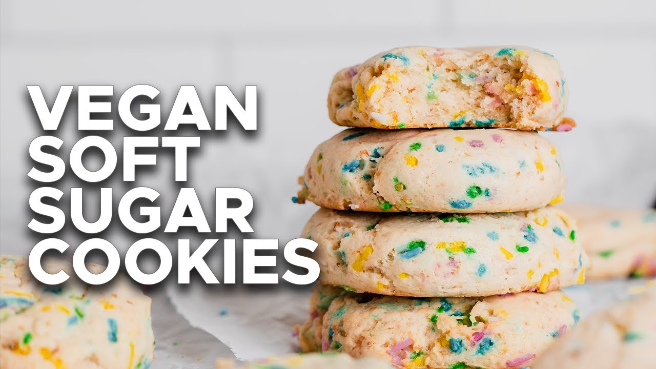 Soft Vegan Sugar Cookies | Two Market Girls