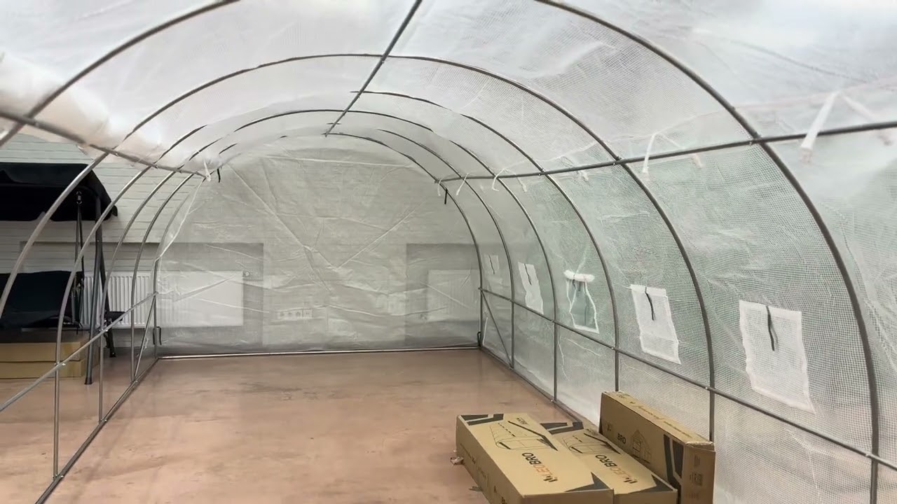 Професійний парник LEOBRO Garden 18м²: Максимум простору для вашого врожаю!