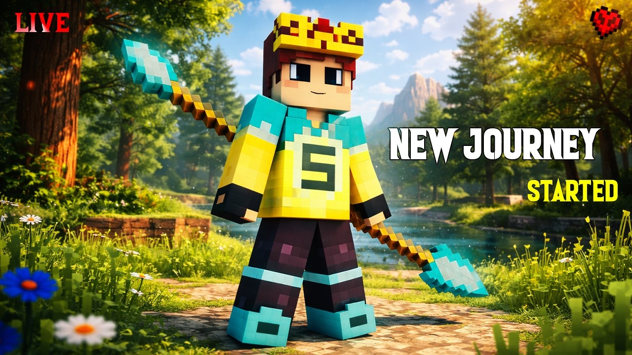 The New Journey Has Started | Minecraft Live | Minecraft Hardcore Live ❤️