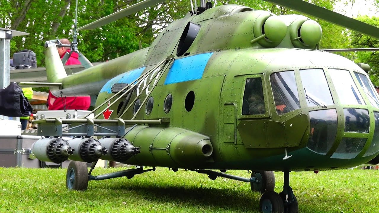 Fantastic detailed RC Scale Helicopter Mil Mi 8