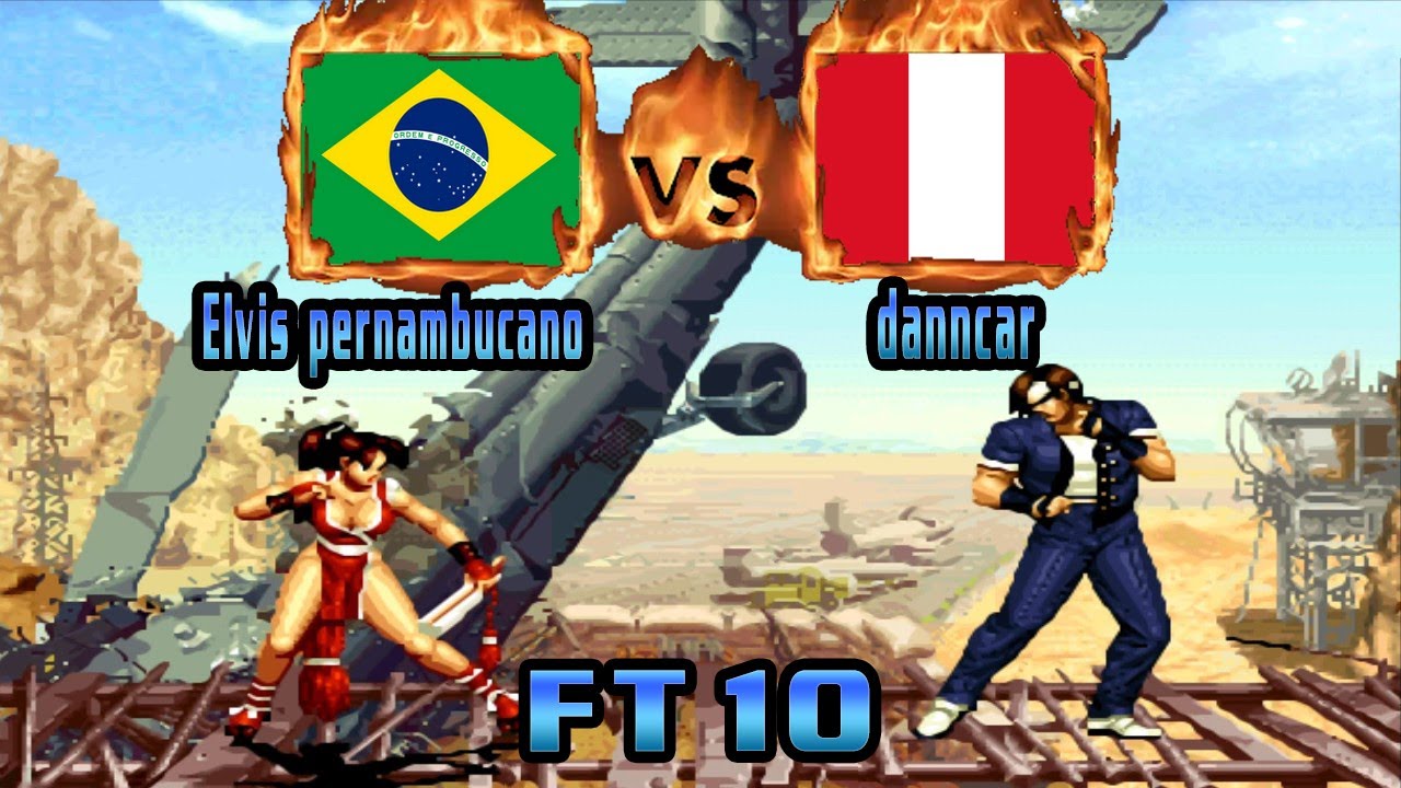 King of Fighters 95 - Elvis pernambucano (BRA) VS (PER) danncar [kof95/Fightcade/FT10] ングオブファイターズ95