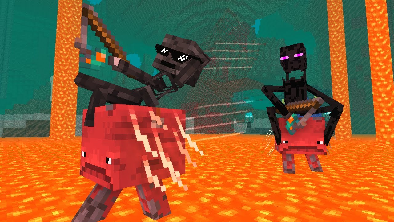 Monster School - Strider Racing - Sir MickeyCraft