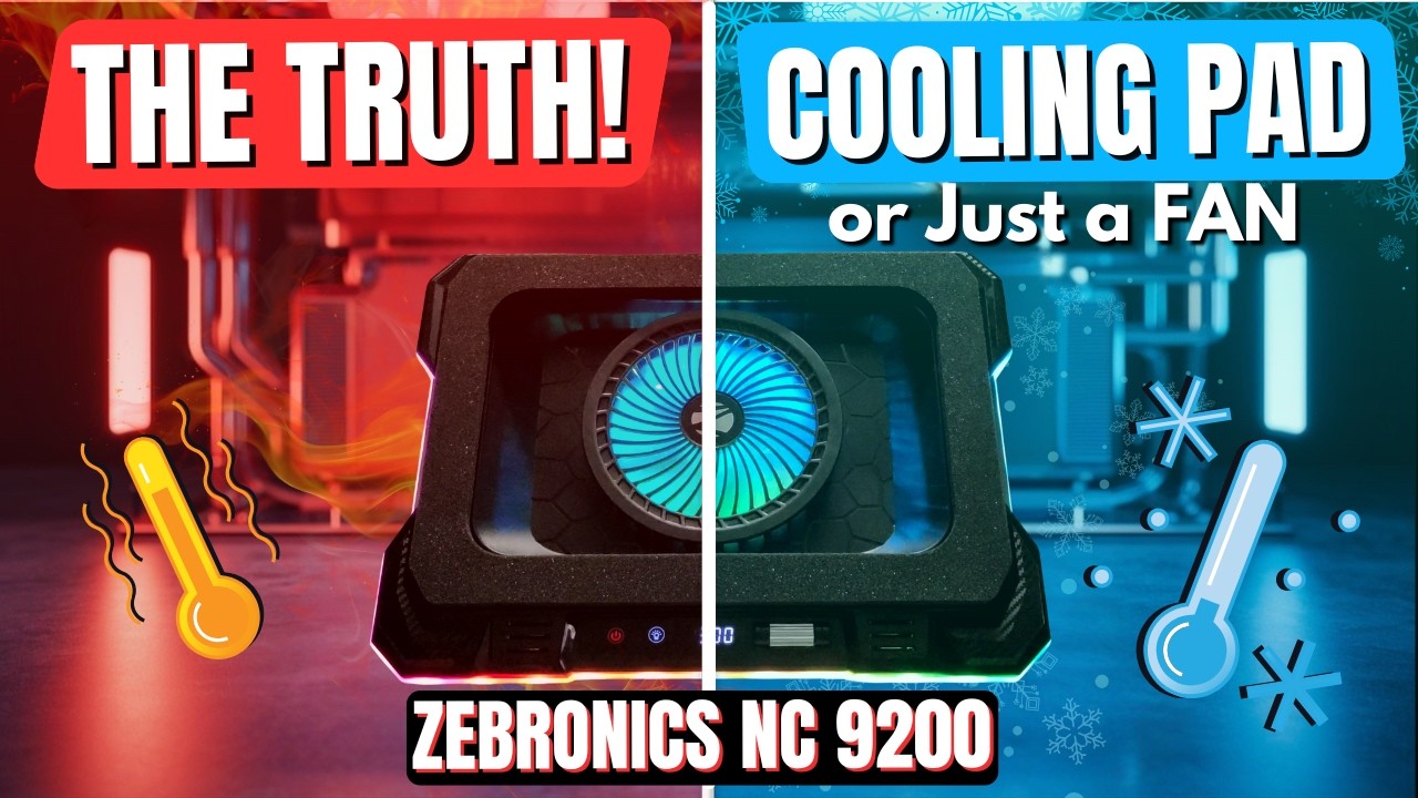 Best Laptop Cooling Pad Review | Ownership Review I Zebronics NC 9200 (4K)
