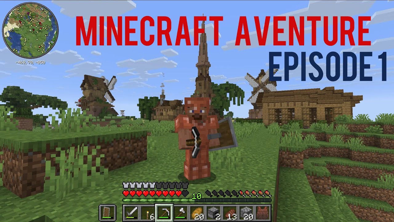 ÉPISODE 1 – JE TROUVE DU CUIVRE ET UN VILLAGE DÈS LE DÉBUT ! | Minecraft Survie