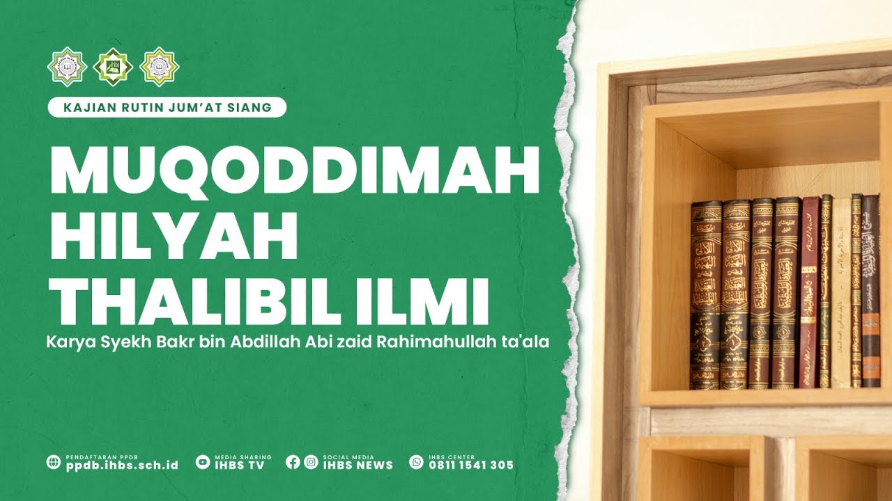[LIVE] MUQODDIMAH HILYAH THALIBIL ILMI | Ustadz Muhammad sukriadi, S.Pd.I. حفظه الله تعالى