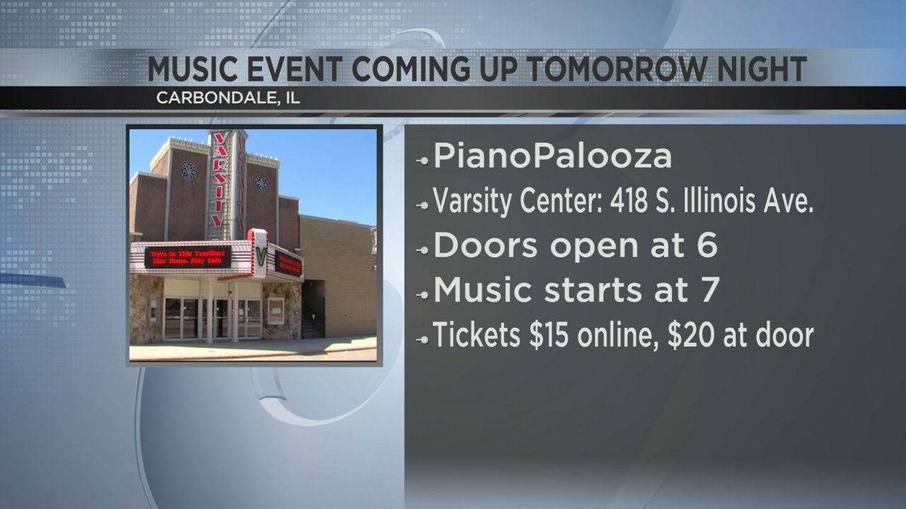 PIanoPalooza scheduled for Saturday night in Carbondale