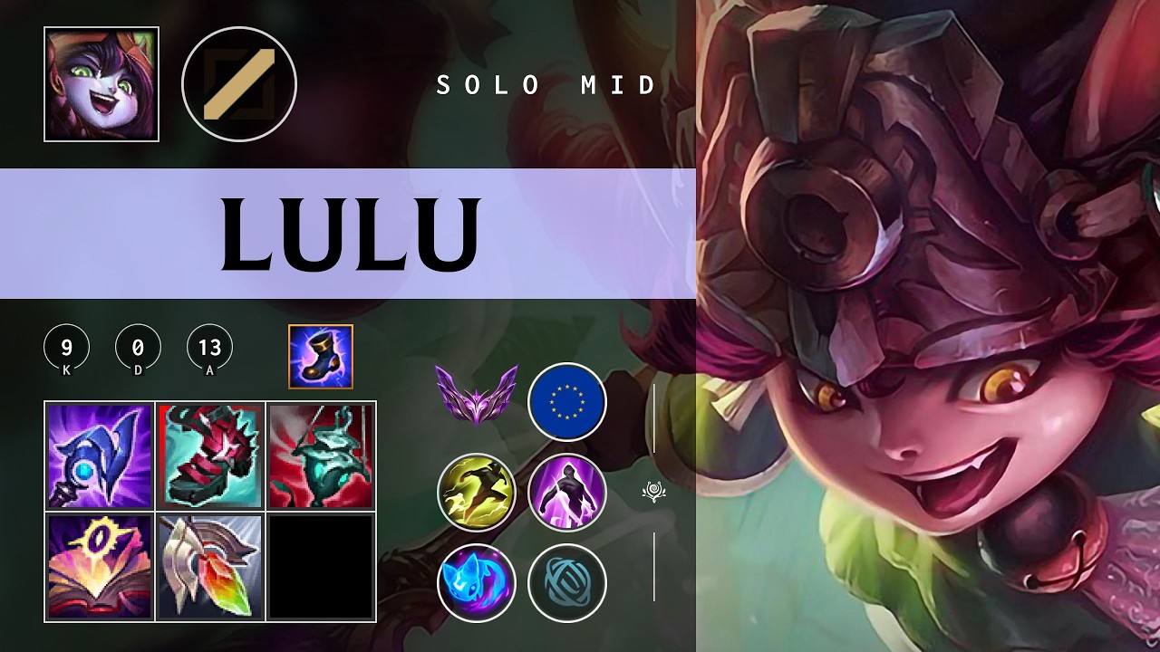Lulu Mid vs Yasuo - EUW Master Patch 26.03