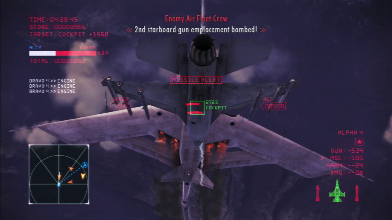 Ace Combat Infinity - Co-Op Battle 878 - White Whale!
