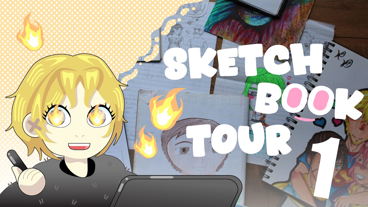 Sketchbook Tour: Inside the year 2016-2017
