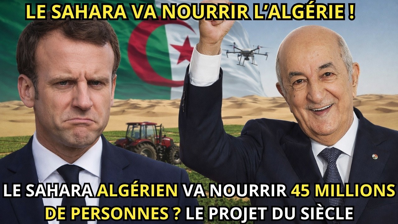 L’Algérie Lance un Projet Fou : 1 000 000 d’Hectares Pour Nourrir le Pays