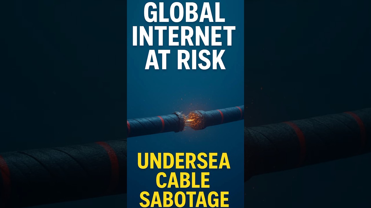 Global Internet Threat:Undersea Cable Sabotage Alarm#InternetShutdown #CableSabotage #CyberSecurity