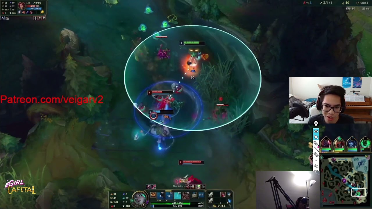 Saber Reacts to Veigarv2 reacting to Saber's coaching