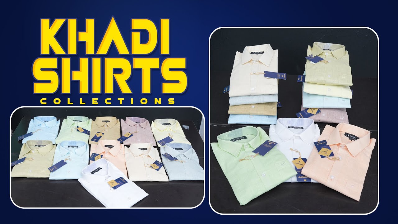 Men's Premium Quality Khadi Shirts Collection | 1 Piece Courier Available | BSG Garments Hyderabad