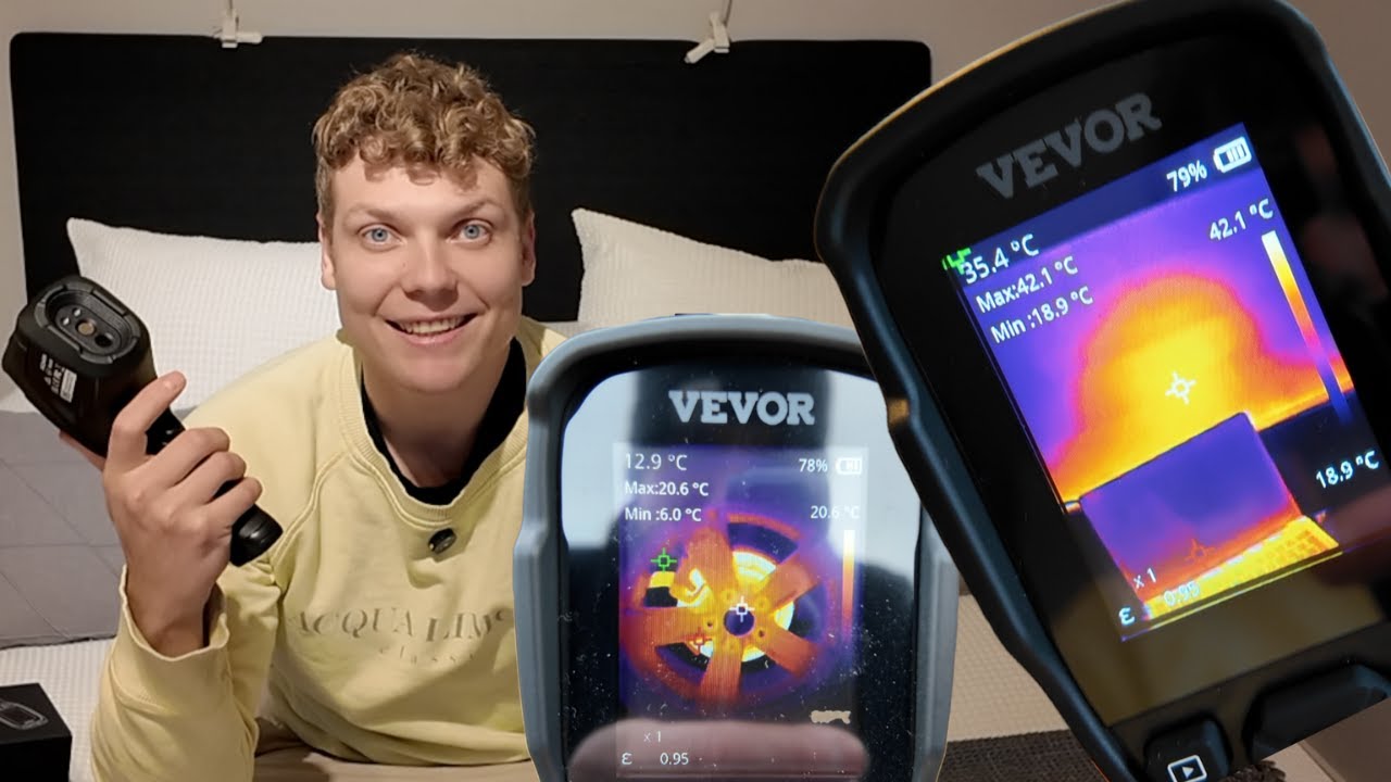 Testar Termisk Kamera  -20 till 350C VEVOR