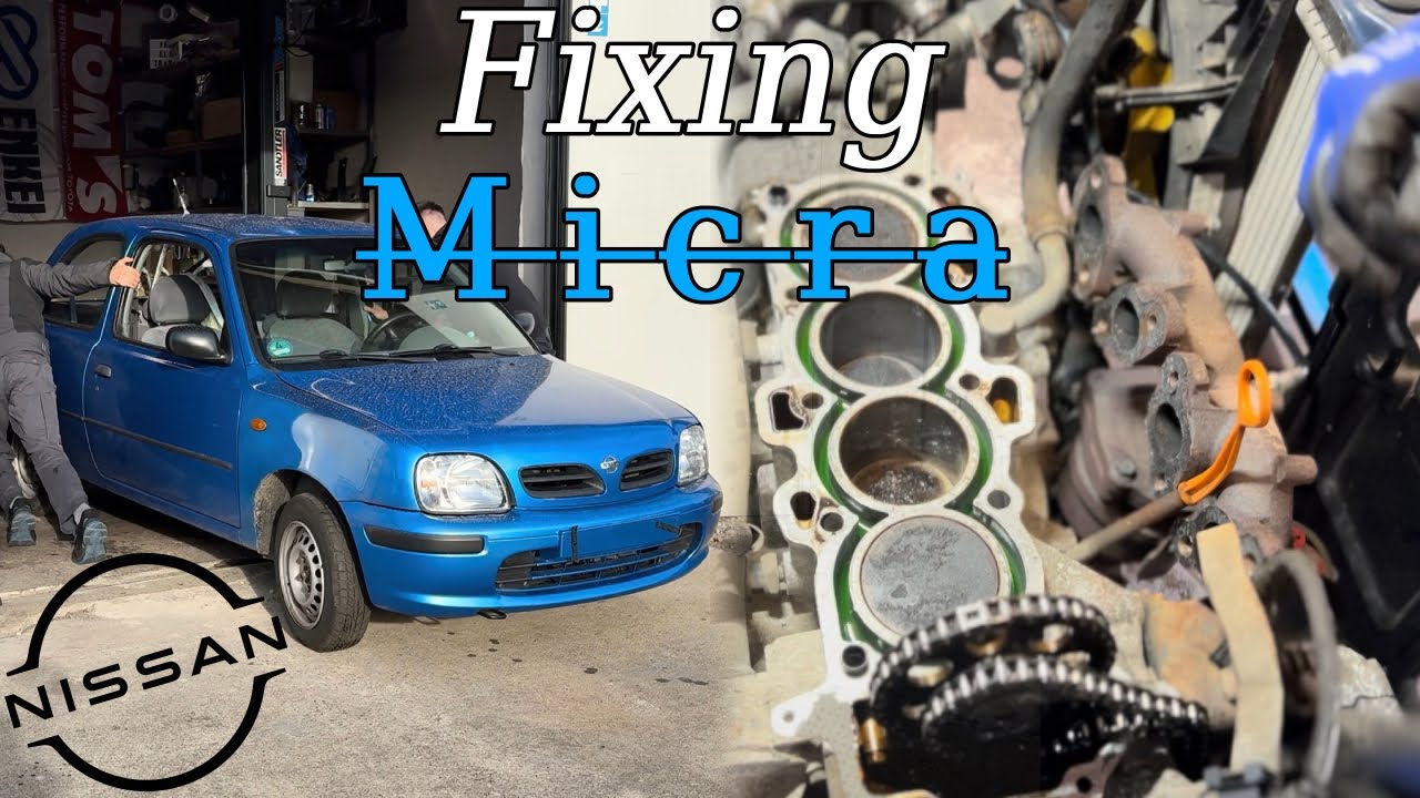 💥Wir ziehen den ZYLINDERKOPF und Lackieren den Micra✨