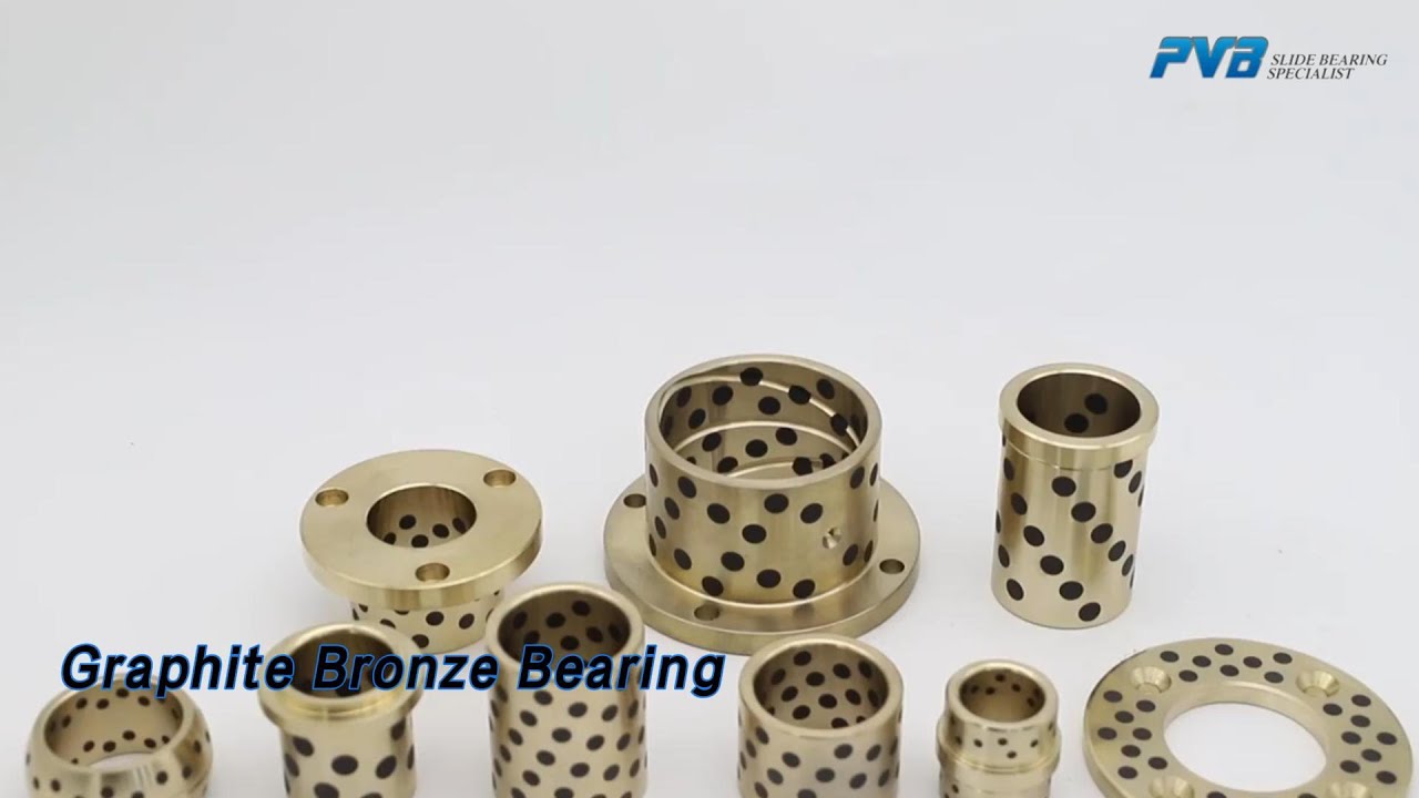 Brass Graphite Bronze Bearing Oilless Self Lubricating High Strength