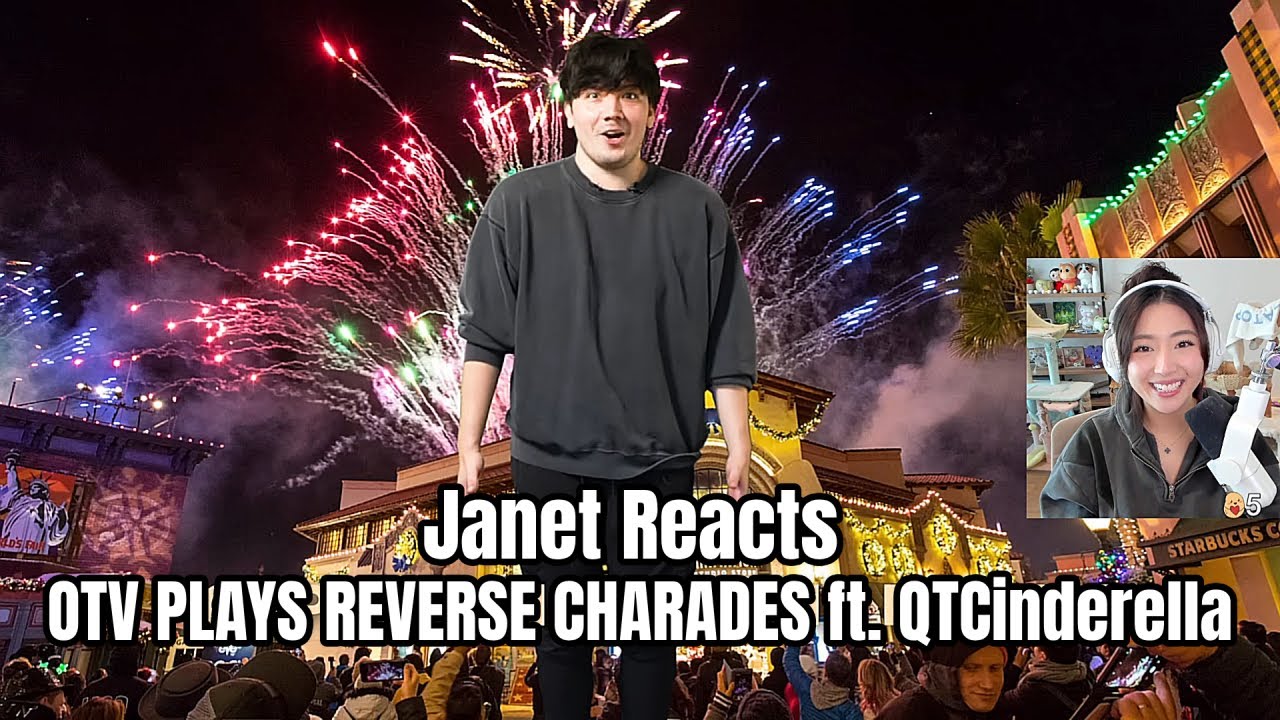 [Janet Reacts] OFFLINETV PLAYS REVERSE CHARADES ft. QTCinderella