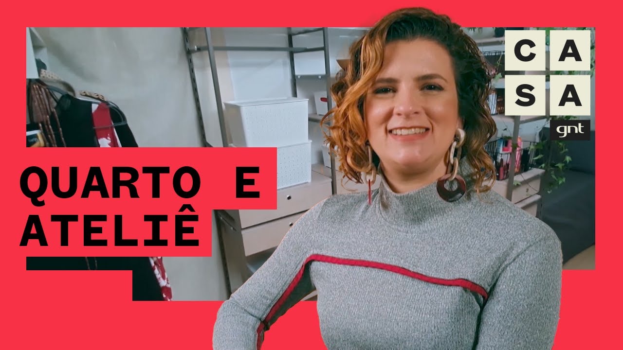 QUARTO E ATELIÊ: dicas fáceis para organizar um cômodo dois em um | Antes e Depois | Micaela Góes