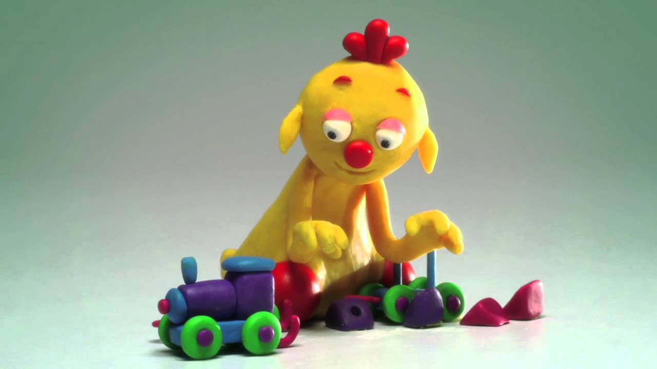 ClayPlay - Play Doh Stop Motion Animation - Train Episode