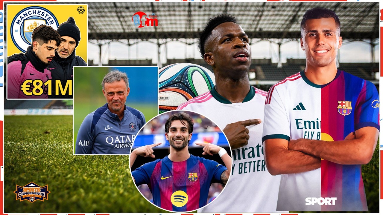 🔴LIVE : FC BARCELONA YOTERA GAPAPU REAL MADRID KURI RODRI?//IVYA VINI JR BIZOMENYEKANA EJO//MERCATO.