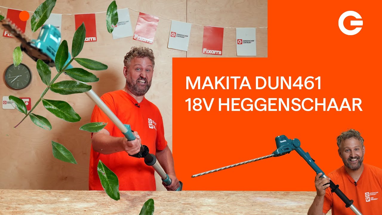 Makita DUN461 18V. Telescopische heggenschaar op eenzame hoogte ⛰️